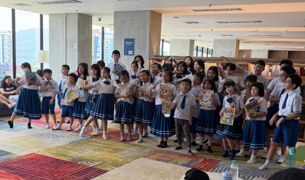 Kunjungan Literasi Paud Pelangi Montessori